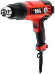 BLACK+DECKER 240 V 2000 W High Performance Variable Speed Heat Gun for Paint Stripping with Kitbox, KX2200K-GB