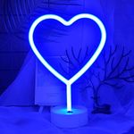 YIVIYAR Heart Light Heart Neon Sign