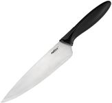 Zyliss Chef's Knife with Sheath Cover - Stainless Steel Knife - Fruit, Vegetable, Herbs & Meats Knife - Travel Knife with Safety Kitchen Blade Guards - Dishwasher & Hand Wash Safe - 7.25" - Black