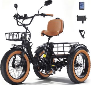 NOMIGO Electric Tricycle, 90km Range – Black