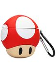 Cartoon Case for Apple Airpods 2nd Generation Anime, Fun Cute Kawaii Protective Case Anti-Fall Headphone Case for Airpods Case Cover (AirPods 2/1, Mushroom)