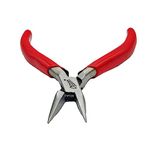 OSCAR Casual Comfort Jewelry Making Pliers and Cutters (Chain Nose Pliers) Red Pack of 1