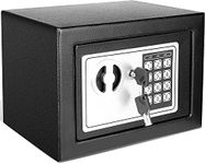 REMICH Small Electronics Safe, Safe Locker/Number & Key Lock/Unlock, Safe Box Electronic Safe Lockers for Home and Office (PACK OF 1)