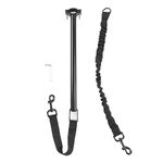 Bike Dog Leash, Durable Adjustable Wire Rope Harness for Dogs, Secure Cycling Leash for Jogging Hiking Training Urban Commuting Nature Exploration