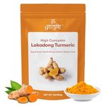 Go-Yogik Lakadong Turmeric Powder-450g, High Curcumin (~10%) |Lab Tested, Traditionally Grown, Sun Dried, Stone Grounded-Himalaya Turmeric |Direct from India.