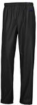 Helly Hansen Men's Moss Lightweight Fully Waterproof Windproof Rain Pants, 990 Black, Medium