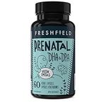 Freshfield Prenatal Omega 3 DHA Supplement: 225 mg DHA per capsule, Algae Oil, Vegan Friendly, Supports Lactation & Brain Development. Mercury Free, Carbon Neutral, Plastic Negative (Prenatal 60)