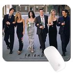 Friends Mouse Pad for PC, Pattern 021 Multicolored