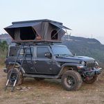 Joyinrute Rooftop Tent Hard Shell with Winter Insulation, Aluminum Pop Up 2-3 Person Roof Top Tent Hardshell for Camping Truck Van Suitable for Jeep SUV Car.