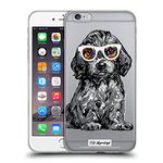 Head Case Designs Officially Licensed P.D. Moreno Dachshund Black And White Dogs Soft Gel Case Compatible With Apple iPhone 6 Plus/iPhone 6s Plus