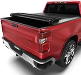 OEDRO Soft Quad Fold Truck Bed Tonneau Cover Compatible with 2020 2021 2022 2023 2024 Chevrolet Silverado/GMC Sierra 2500 3500 HD 6.9 ft Bed