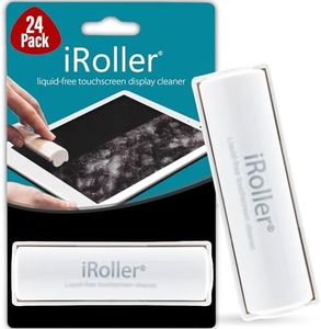 iRoller Screen Cleaner, Reusable Phone Screen Cleaner, Liquid-Less Computer Screen Cleaner, Non-Chemical Cleaning Roller for iPhone, iPad, Laptop, MacBook, PC Monitors & Samsung Smartphones (24 Pack)