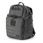 5.11 RUSH 24 2.0 Military Molle Tactical Backpack, CCW and Laptop Compartment, 37 Liter, One Size, Storm, Style 56563