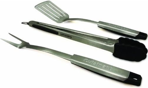 Cuisinart CGS-333 3 Piece Professional Grill Tool Set, Stainless Steel