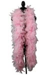 Fukang Feather Turkey Chandelle Feather Boa 72'' 100 Gram (Baby Pink)