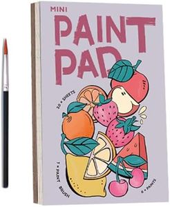 Mini Paint Pad, Mini Paint Pads, Watercolor Paint Pad, Pocket Watercolor Painting Book, Water Color Paint Set Arts, Travel Paint Watercolor Coloring Book Set for Adults, Boys and Girls (1PCS)