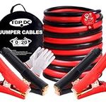 TOPDC 0 Gauge 20 Feet Jumper Cables