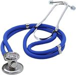 Dixie Ems Sprague-Rappaport Type Two Tube Stethoscope – Blue