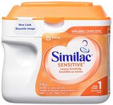 Similac Sensitive Lactose Sensitivity Non-gmo Baby Formula Powder, 0+ Months, Orange, 638g