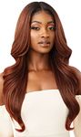 Outre melted Hairline Lace Front Wig Frontal Effect Hairline HD Transparent Lace SERAPHINE (1B)