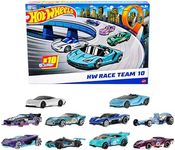 Hot Wheels 10-Pack of Toy Race Cars