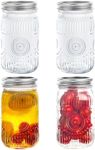 Amzcku 32oz vintage Mason Jars with