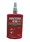 LOCTITE®638-50ml| Retainer |high strength|high temperature performance | good oil tolerance| fast fixture time |tolerates minor contaminants| mild steel |high viscosity |for shafts, gears, pulleys|