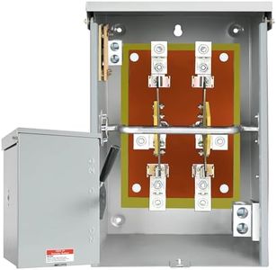 200 Amp Generator Transfer Switch, 120/240V 48000W Manual Transfer Switch for Home Generator, with Neutral Terminal, for Outdoor and Indoor, Multiple Security Protections (200A-2P)