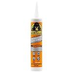 Gorilla Heavy Duty Construction Adhesive, All Weather Indoor & Outdoor, Paintable, Gap Filling, Non-Foaming, 9oz/266mL, Cartridge, White, (Pack of 1), 8110003