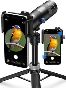 MIAO LAB 30X Telephoto Lens, High Power HD Telephoto Phone Lens with Adjustable Tripod and Universal Phone Clip, Phone Lens Attachment for iPhone 17/16/15/14/13 Series, Android and Most Smartphone