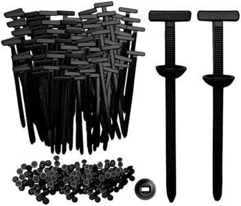 Nylon Universal Cable Tie Buckle, Heavy Duty Self-Locking Nylon Zip Ties Holder, Multipurpose Plastic Cable Ties, UV Resistant Black Zip Tie Wraps for Home, Office, Garden, Car Daily Repair (150PCS)