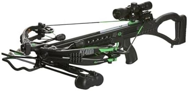 CenterPoint Wrath 430 FPS 200 LBS Compound Crossbow - 9 Inch Cocked Bullpup with Silent Crank