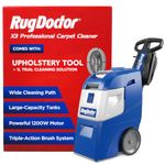 Rug Doctor X3 Professional Carpet Cleaner (1200W)| Commercial Grade Carpet Cleaning Machine - Separate Clean & Dirty Water Tanks - Domestic & Business Use - Upholstery Kit for Stairs & Furnishings