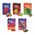 SNIKA Herbal Hookah Molasses (100% Nicotine and Tobacco Free) Sky Alien, Double Apple, Pan Masala, 5000 Gold, Brain Crusher, Hookah Flavors (Pack of 5)