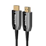 Honeywell HDMI AOC 2.1 Complaint 10 Meters, Transmission Speed of 48GBPS, Supports UHD Resolution of 8K@60Hz, Male-to-Male, High-Speed Fiber Optics Cable, Compatible with TV, Gaming Console, etc.