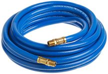 Campbell Hausfeld Air Hose, 25', 3/8" ID, ¼" NPT (M), PVC, Non-marring, 300 PSI (PA117701AV)