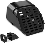 Steipirr 3"x4" & 2"x3" Type-A Gutter Downspout Guard Cover, Gutter Downspout Extensions Keep Leaves and Rodents Out, Downspout Diverter for Rain Water Drainage (1 Pack-Black)