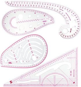 COCODE Sewing Tools 4 Stlye Sew French Curve Metric Shaped Ruler Measure for Sewing Dressmaking Pattern Design DIY Clothing Bendable Drawing Template, Perfect for Designers, Pattern Maker and Tailors