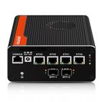 ROUAFWIT Mini PC 10Gbe Firewall 13th Gen U300E, 2 x 10 Gigabit SFP Micro Router Appliance Computer, 4 x i226V 2.5GbE Support Windows OPNsense, Barebone, NO RAM NO Storage NO System