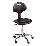 Norwood Commercial Furniture Industrial Polyurethane Drafting Stool with Tilt Control, NOR-IAH1040-SO