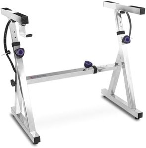 Liquid Stands Piano Keyboard Stand - Z Style Adjustable and Portable Heavy Duty Music Stand for Kids and Adults -Fits 54-88 Key Electric Pianos - Sturdy Musical Keyboard Stand