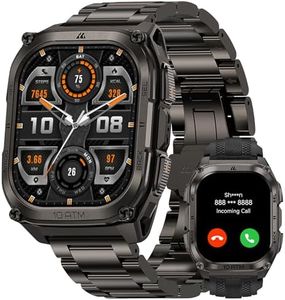KOSPET Tank M4 Special Edition Smart Watch for Men, 1.96" AMOLED Rugged Watch with GPS Offline Maps, 10ATM Waterproof Freediving, 50-Day Battery, Bluetooth Calls/Heart Rate for Android iOS (2 Bands)