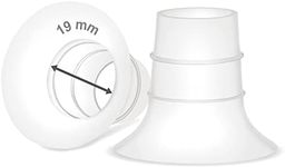 Maymom 19mm Flange Insert Compatible with Elvie Single/Double Electric, Elvie Stride Cup (24mm), Compatible with Medela PersonalFit Flex Shield, Not Original Elvie Replacement Pump Parts