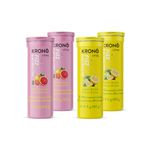 Krono Nutrition Fizz - Sports Electrolyte Drink Tablets – Rapid Hydration & Electrolyte Replenishment - Zero Sugar - Low Carbs - Vegan – 4 tubes (40 servings)