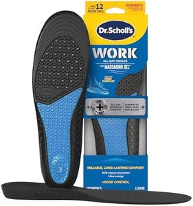 Work All-Day Superior Comfort Insoles (with) Massaging Gel, Women, 1 Pair, Trim to Fit