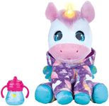 furReal Sweet Jammiecorn Unicorn Interactive 8-inch Plush Stuffed Animal with Lights and Over 30 Sounds and Reactions, Kids Toys for Ages 4 Up by Just Play