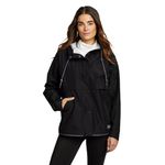 Eddie Bauer Women's RainPac Jacket, Waterproof, Black, Large