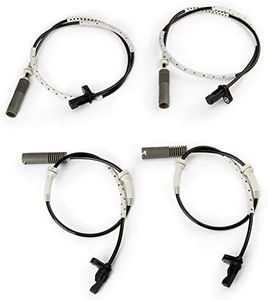 ZUDZUW 2 Front + 2 Rear ABS Speed Sensors 34526760424 34526760425 Compatible with BMW 128i 323i 325i 328i