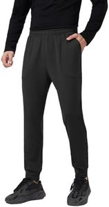 gyprprer Men's Merino Wool Base Layer Pants – Merino, Breathable, Quick Dry, Warm Thermal Leggings for Hiking, Running, Outdoor Sports BlackL