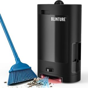 Upgraded Pro Touchless Auto Vacuum Dustpan with Dual Infrared Sensors, HEPA Protective Sleeves , Powerful Suction, Canister Vacuum Cleaner Trash Can, Ideal for Pet Hair, Salon, Kitchen & Home Cleaning